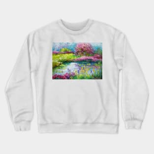 Blooming pond Crewneck Sweatshirt